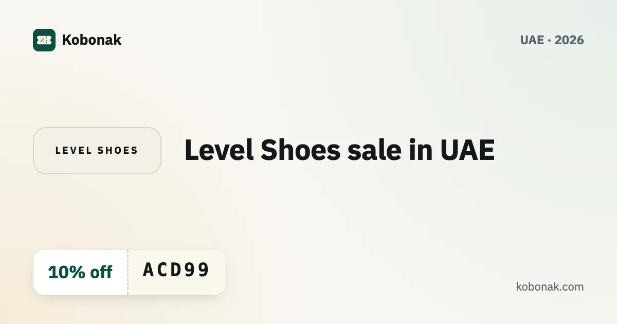 Level Shoes sale in UAE