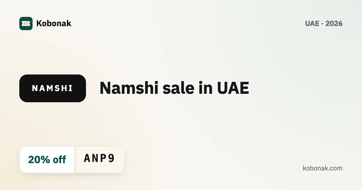 Namshi sale in UAE