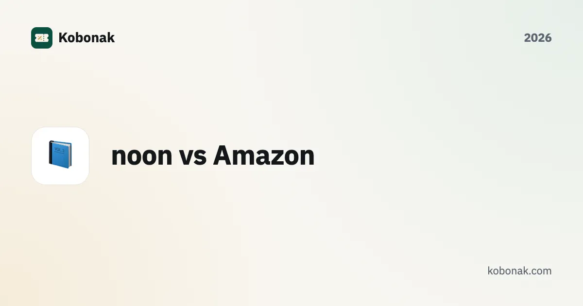 noon vs Amazon