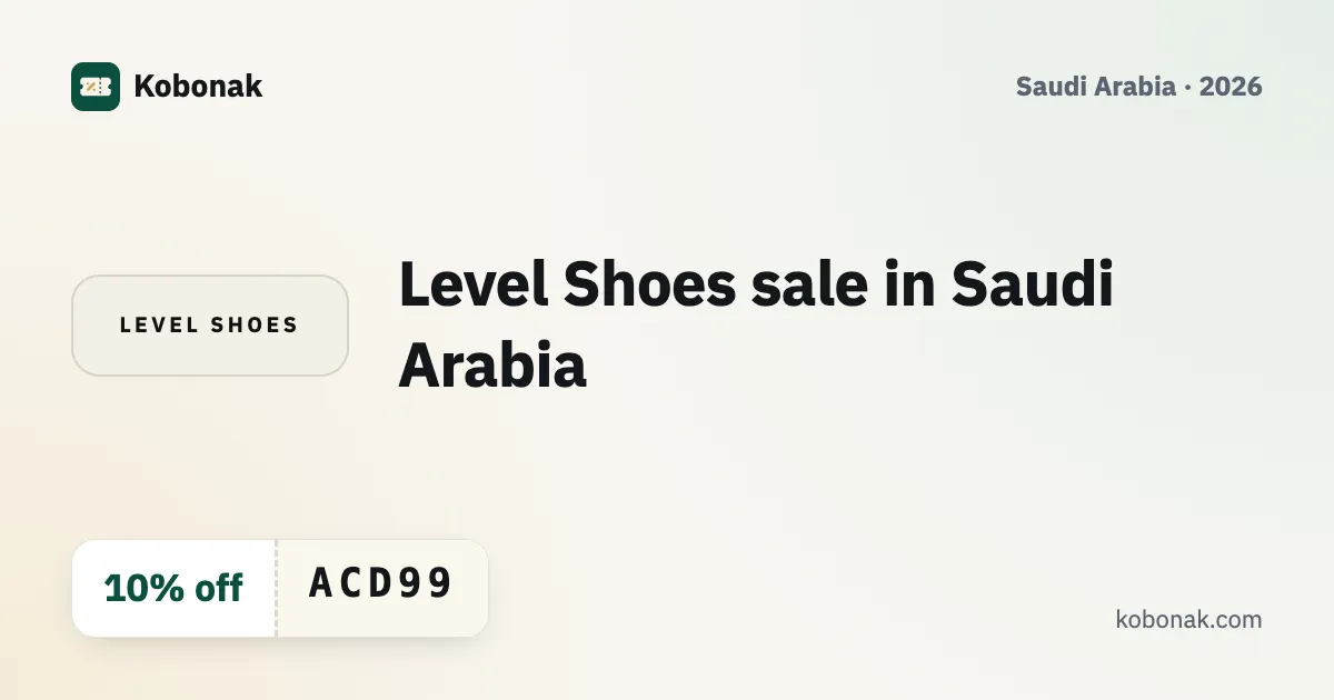 Level Shoes sale in Saudi Arabia